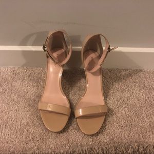 Nude Holiday Kate Spade Ankle Heels